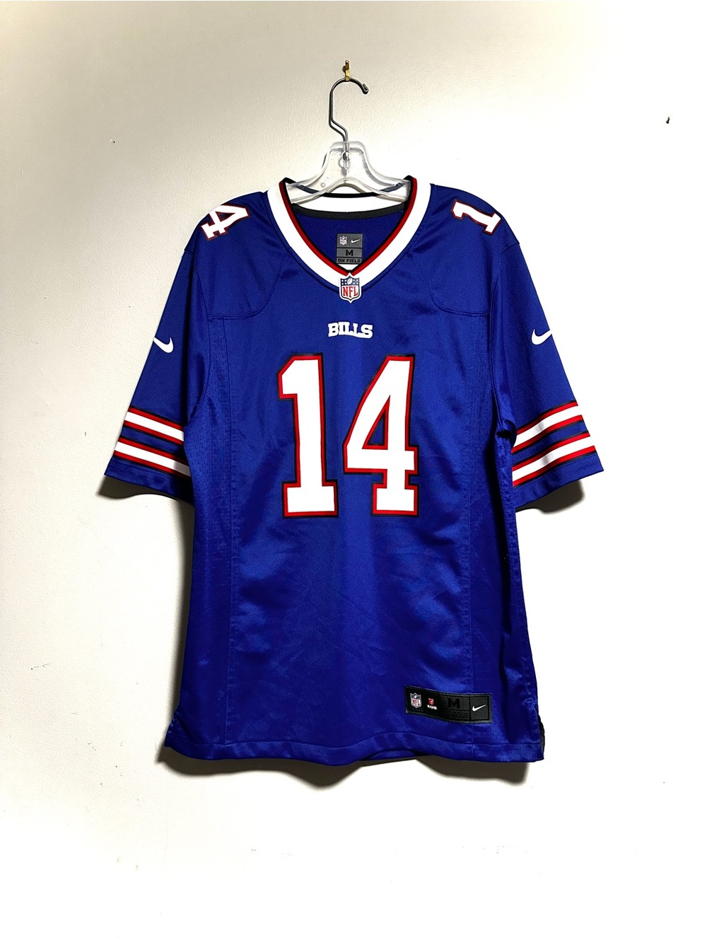 Nike Buffalo Bills Diggs Blue NFL Jersey with Black Patch